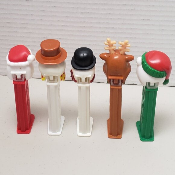 Pez Dispensers Christmas Set of 5 (Snowman, Santa, Reindeer, Polar Bear) - Picture 5 of 7